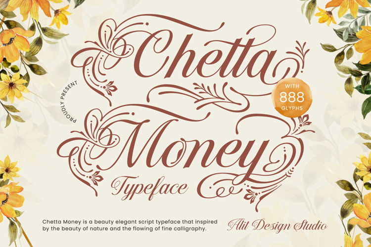Chetta Money Font website image