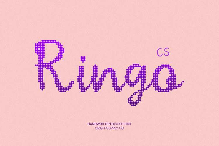 CS Ringo Disco Font website image
