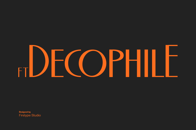 FT Decophile Font website image