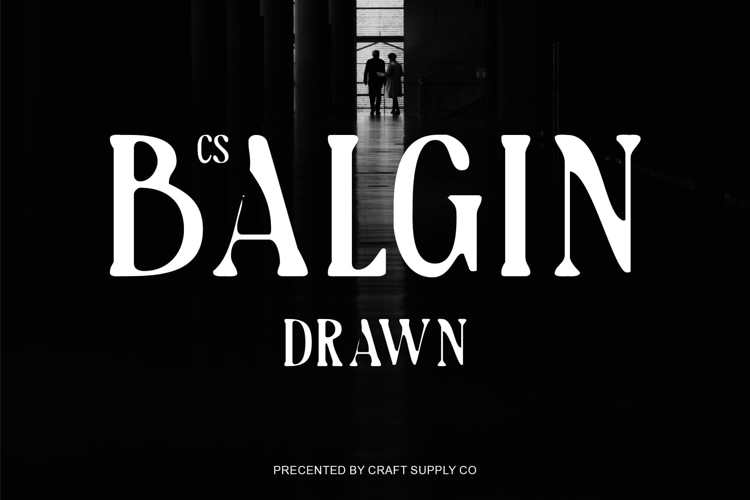 CS Balgin Drawn Font website image