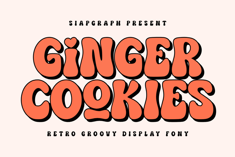 Ginger Cookies Font website image