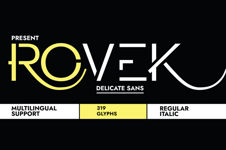 Rovek 2.0 Font website image