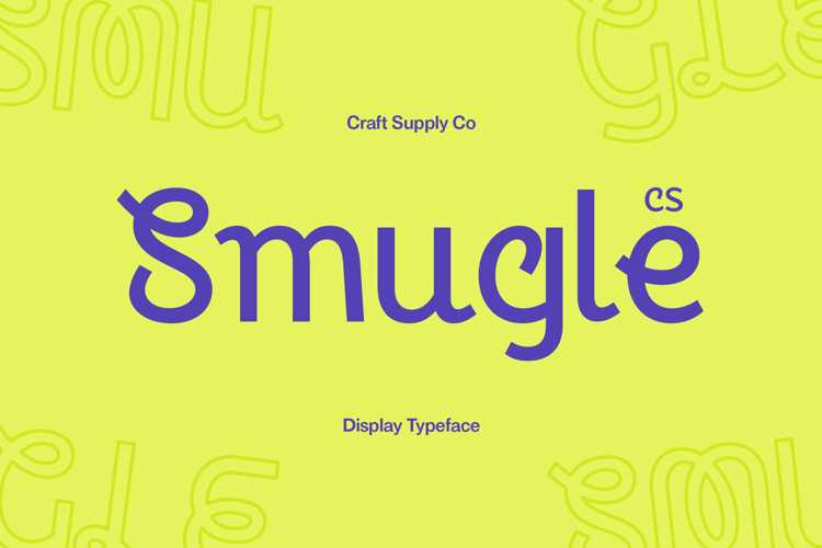 CS Smugle Font website image