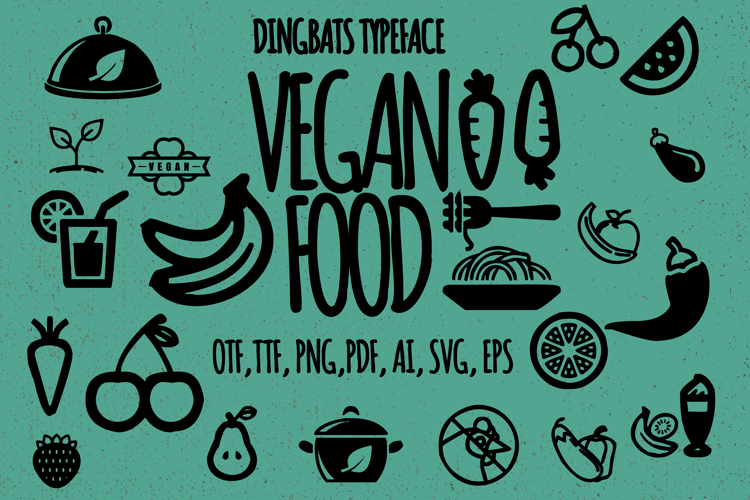 VEGAN Font website image