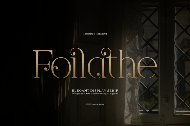 Foliathe Font website image