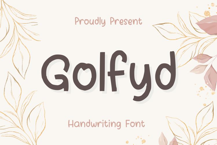 Golfyd Font website image
