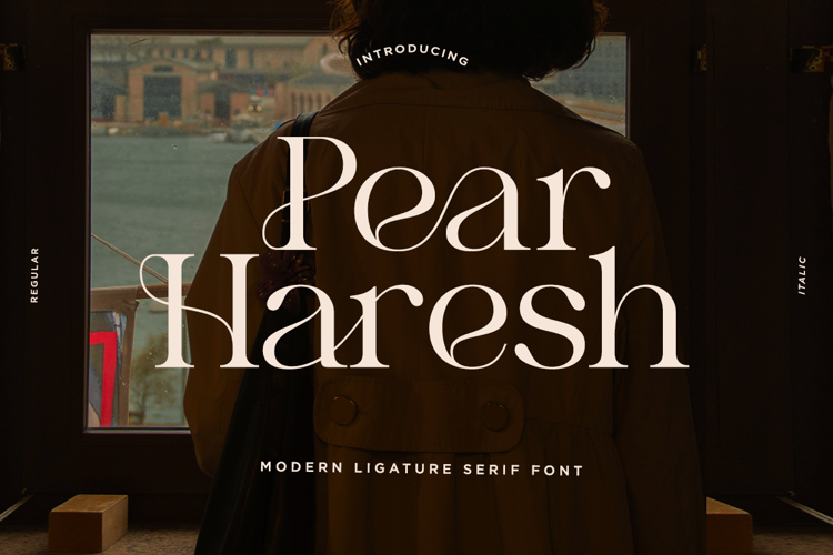 Pear Haresh Font website image