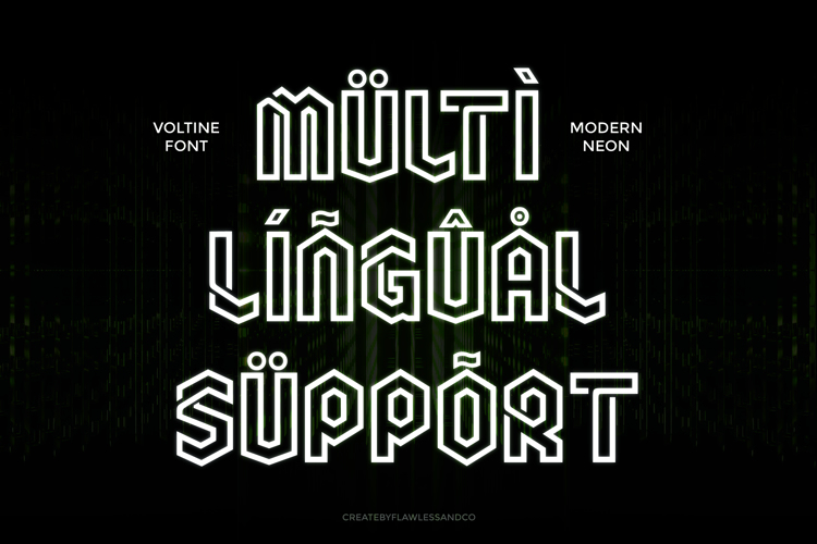 VOLTINE Font website image