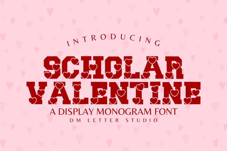 Scholar Valentine Font website image