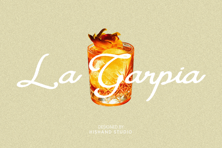 La Garpia Font website image