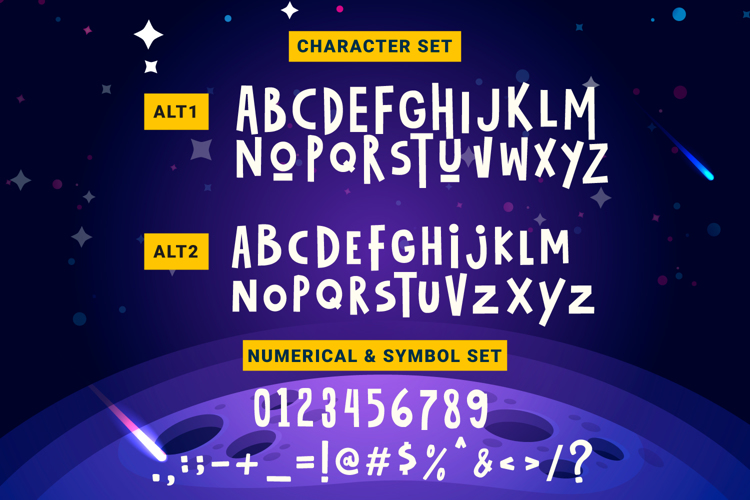 High Star Font website image