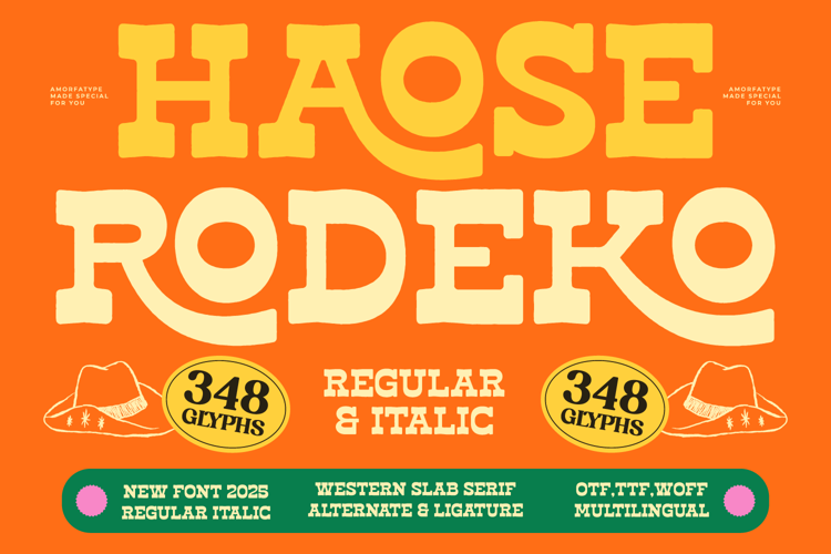 Haose Rodeko Font website image