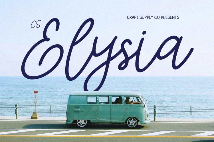 CS Elysia Font website image