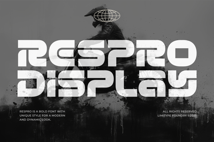 Respro – Display Font website image
