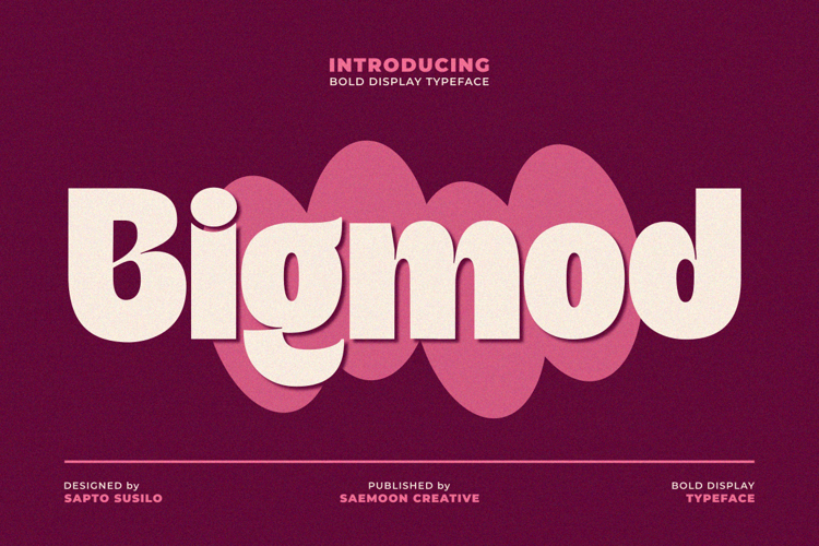 Bigmod Font website image