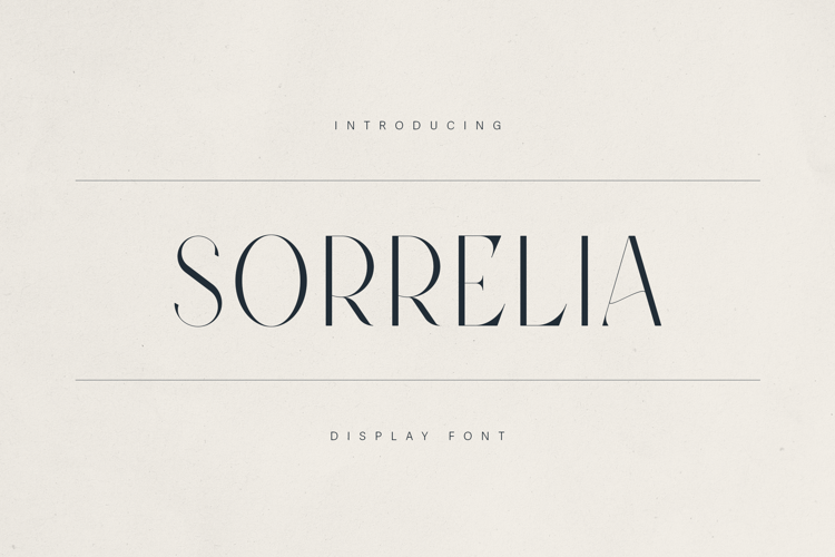Sorrelia Font website image