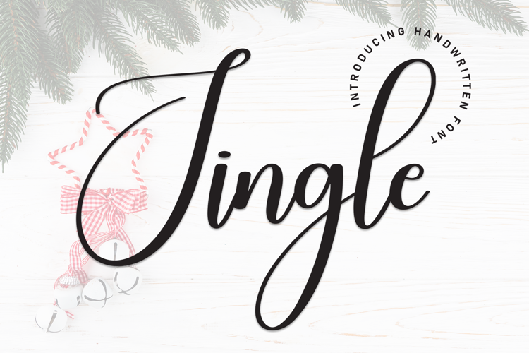 Jingle Font website image