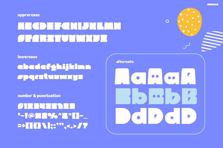 GEGAJA Font website image