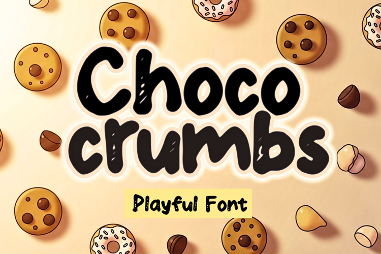 Choco Crumbs Font website image