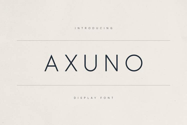 Axuno Font website image