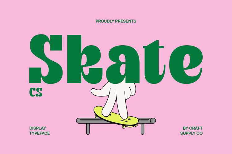 CS Skate Font website image