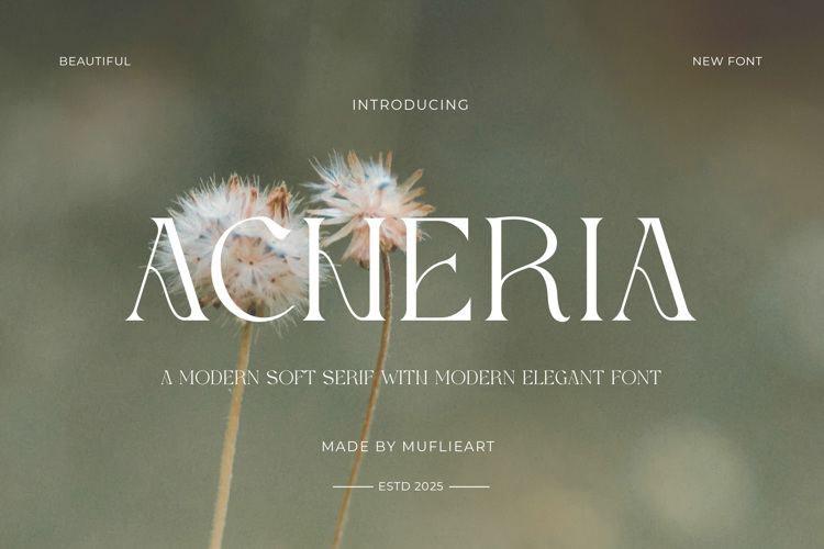 Acheria Font website image