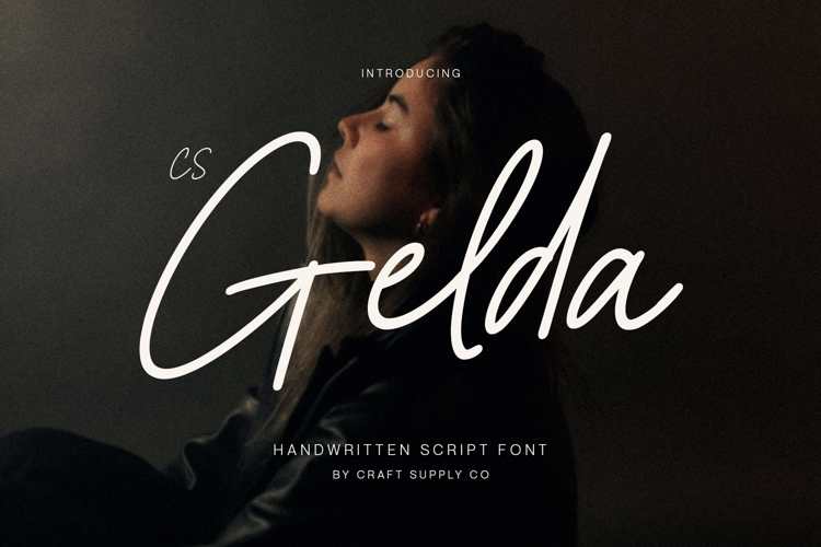 CS Gelda Font website image