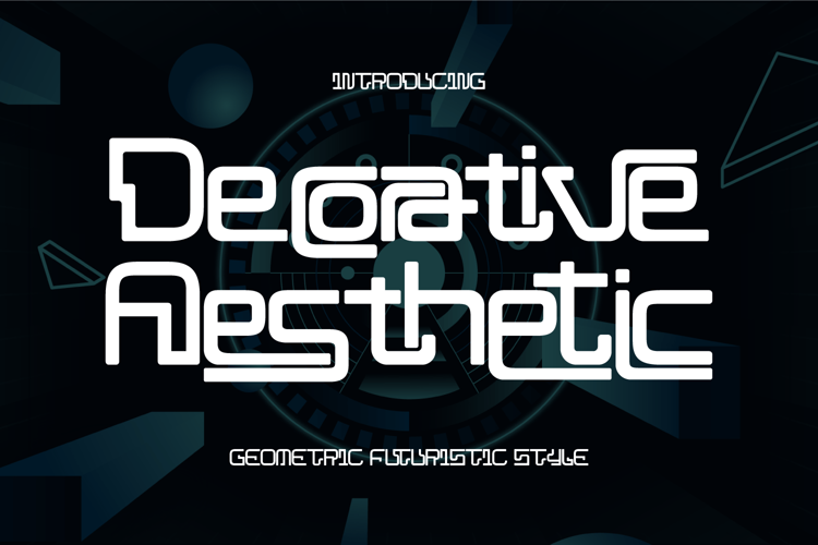 Decorative Aesthetic Font website image