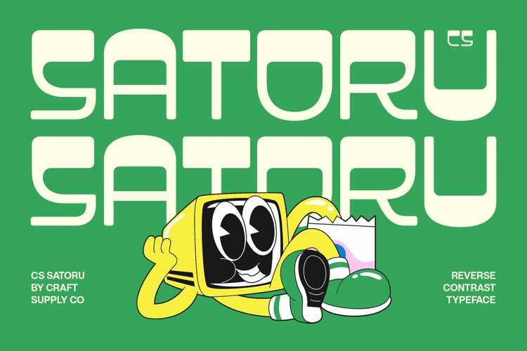 CS Satoru Font website image
