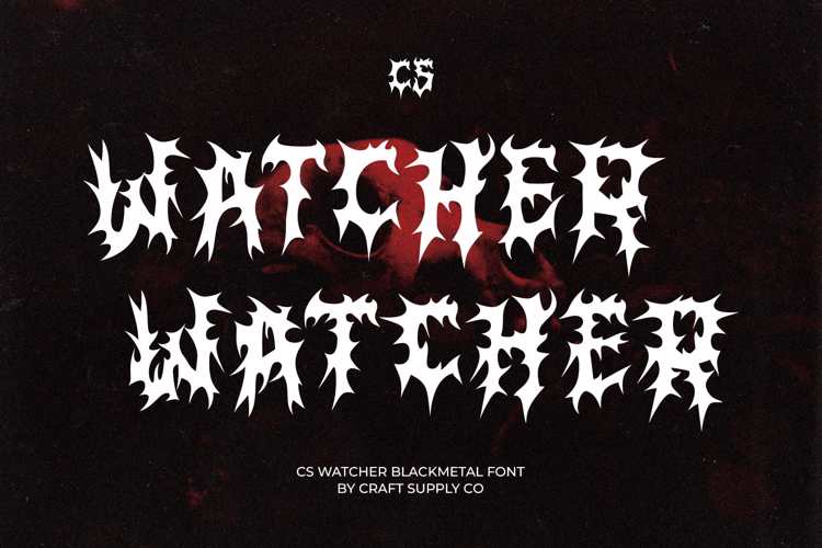 CS Watcher Font website image