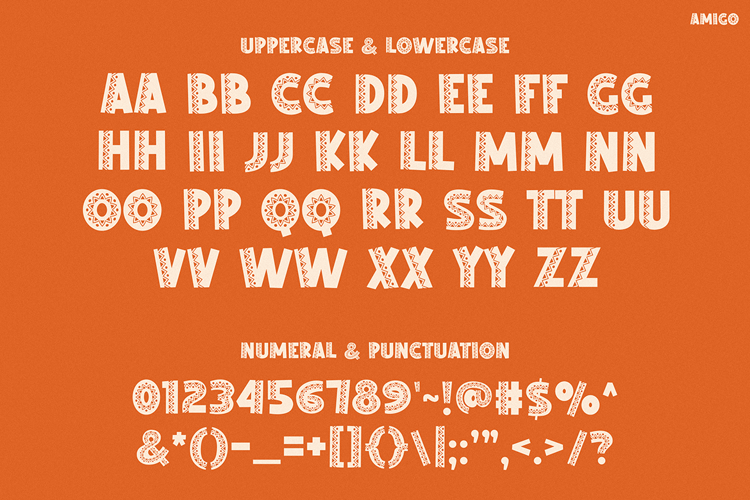 Amigo Font website image