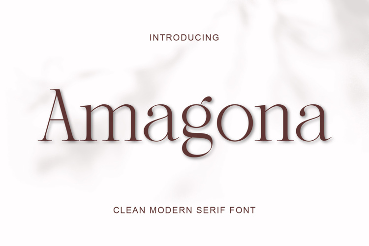 Amagona Font website image