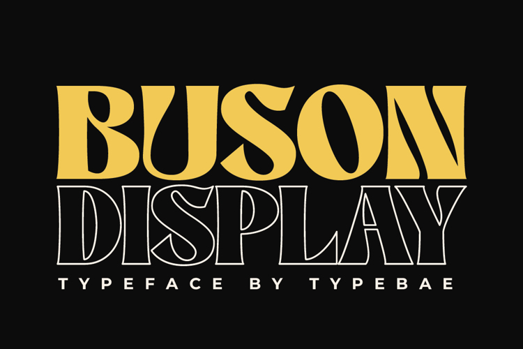 Buson Font website image