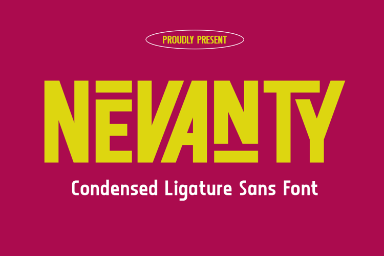 Nevanty Font website image