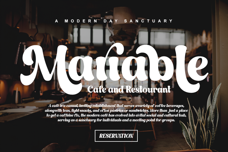 Gravelly Font website image