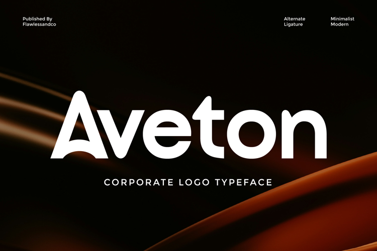 AVETON Font website image