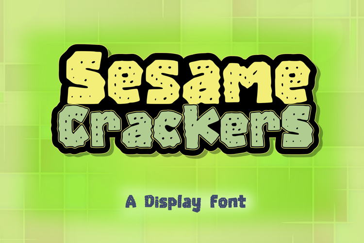 Sesame Crackers Font website image
