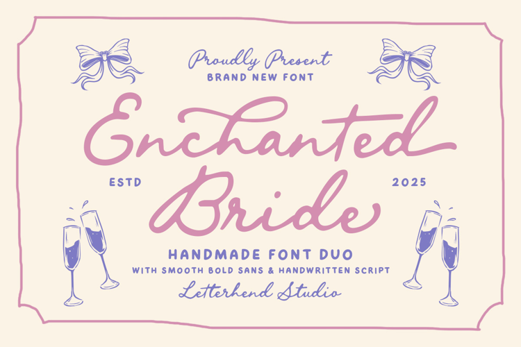 Enchanted Bride Sans Font website image