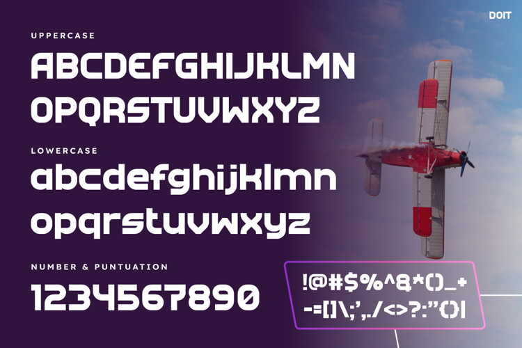 DOIT Font website image