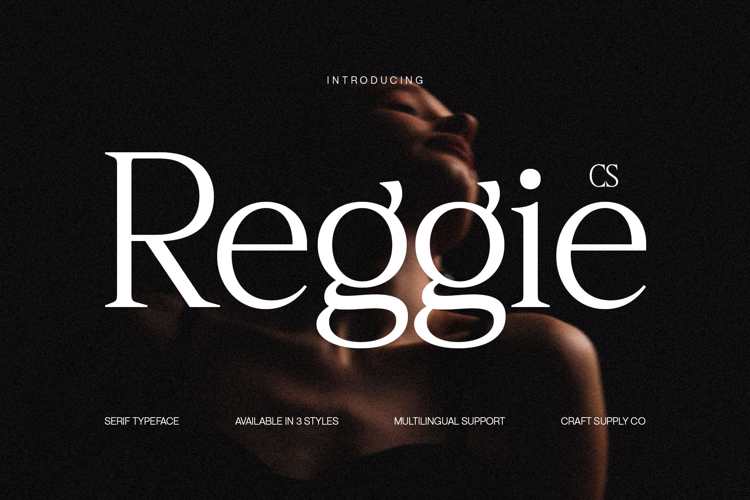 CS Reggie Font website image