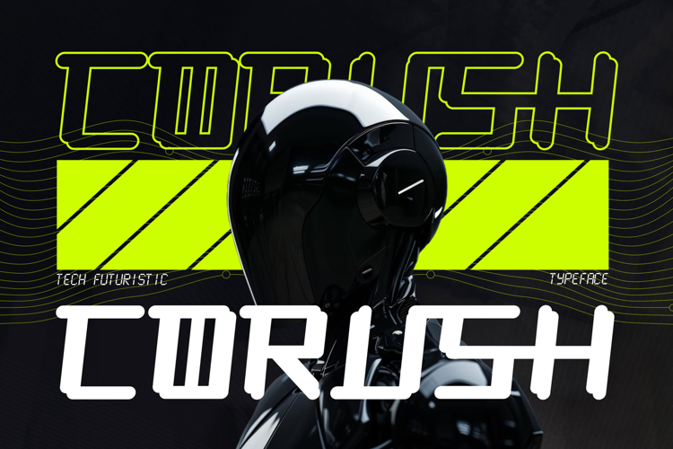 Corush Font website image