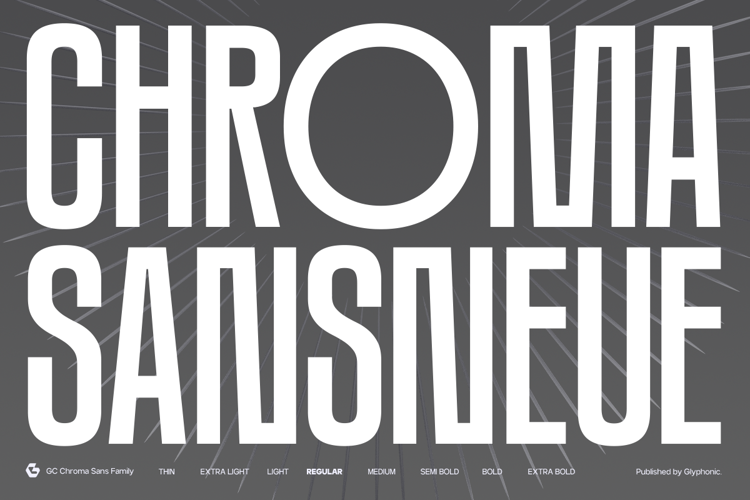 GC CHROMA Font website image