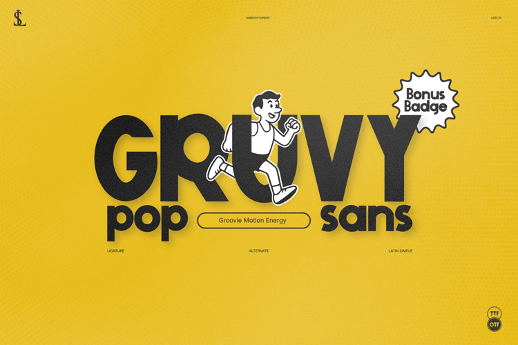 Gruvy Pop Sans (Demo Version) Font website image