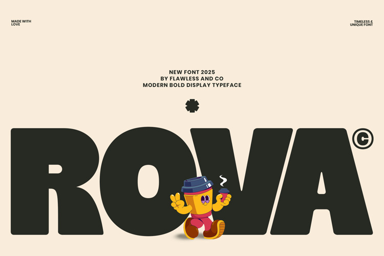 ROVA Font website image