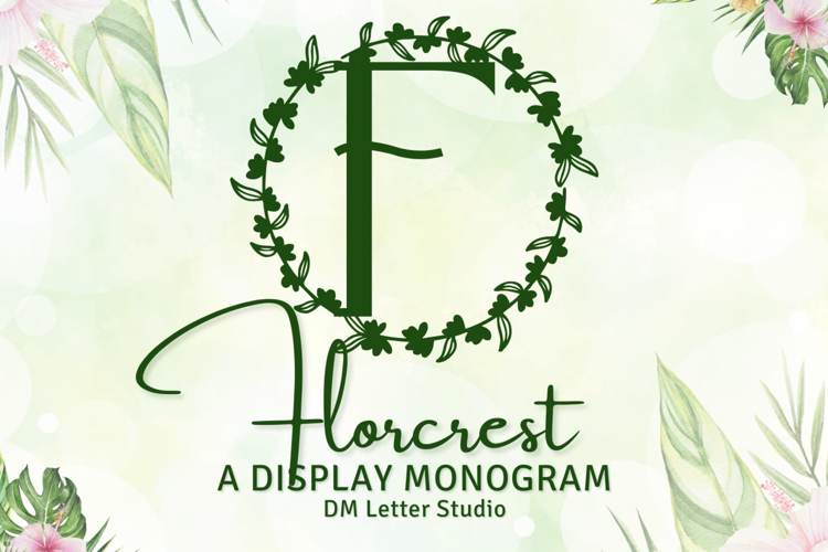 Florcrest Monogram Font website image