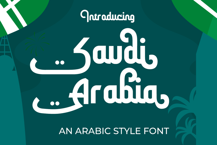 Saudi Arabia Font website image