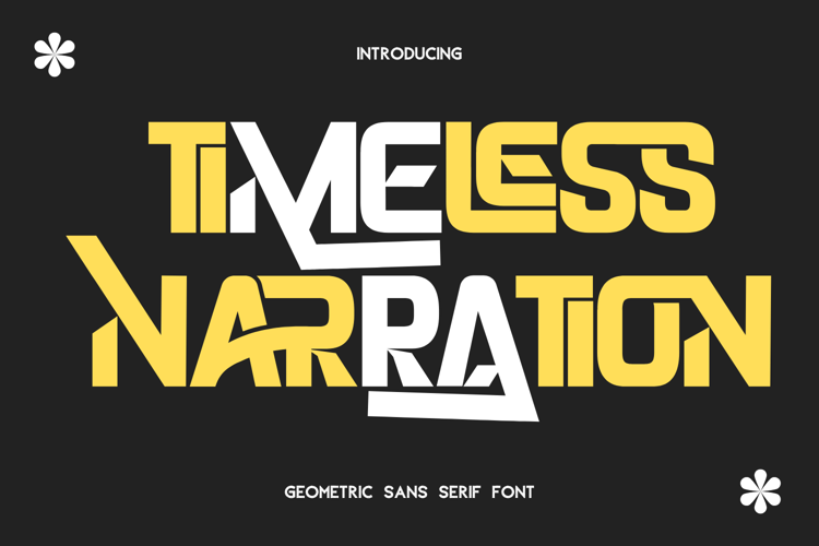 Timeless Narration Font website image