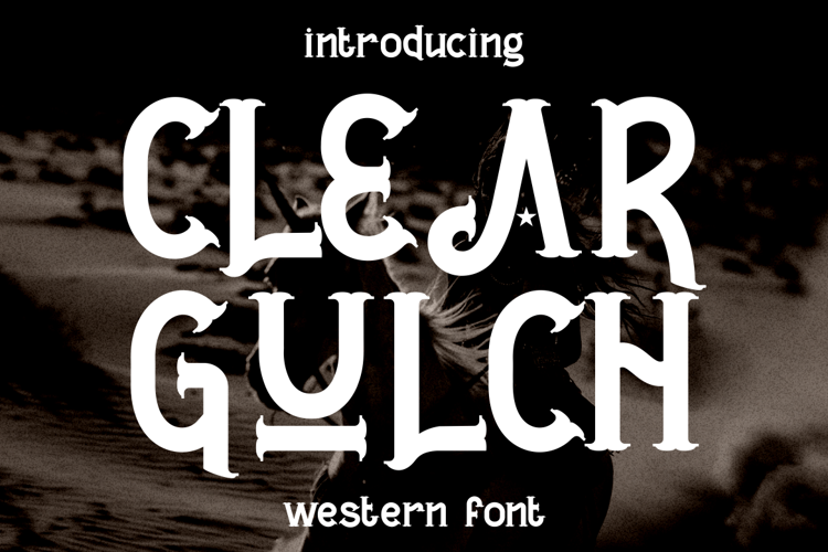 Clear Gulch Font website image