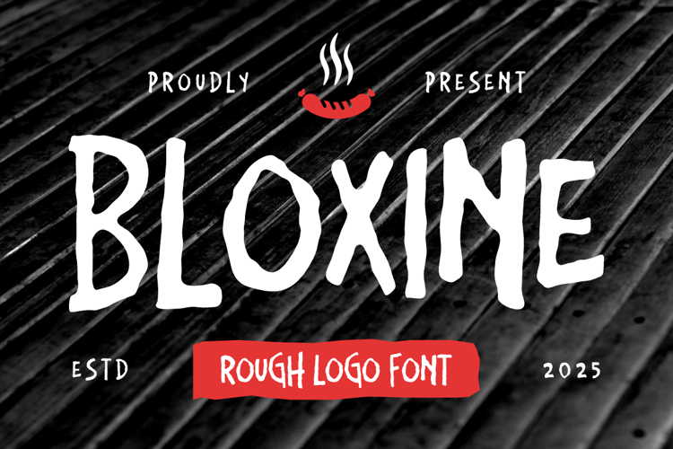 Bloxine Font website image