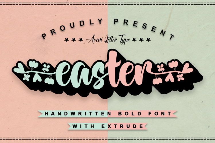 Easter Font website image